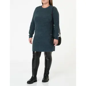 Robe manches col O longues femme Pieces Ellen image-0
