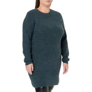 Robe manches col O longues femme Pieces Ellen image-1