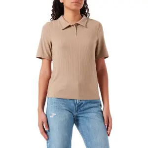 Polo manches courtes femme Pieces Kylie image-0