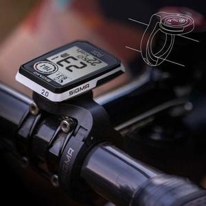 Gps-Computer mit versetzter Bügelhalterung Sigma rox2.0