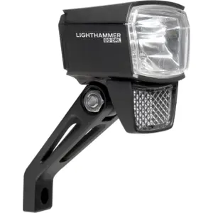 front bike light on fork to see at 70 m and visible at 4 km Trelock VAE E-Bike Ls380 Bike-I 6-12V 50Lux image-1