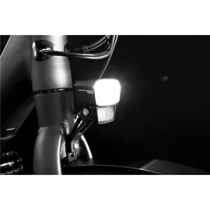front bike light on fork to see at 70 m and visible at 4 km Trelock VAE E-Bike Ls380 Bike-I 6-12V 50Lux image-3
