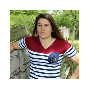 T-Shirt Marinière - l'aquitaine Frau Religion Rugby image-1