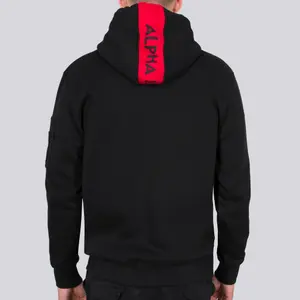 Hoodie Alpha Industries Red Stripe image-5