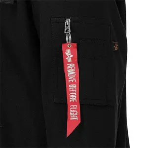 Hoodie Alpha Industries Red Stripe image-6