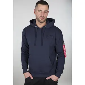 Sweat hooded Alpha Industries Red Stripe image-0