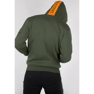 Hoodie Alpha Industries Red Stripe image-2