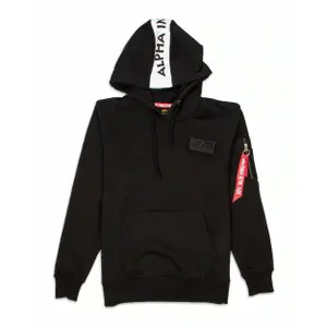 Sweat hooded Alpha Industries Red Stripe image-0