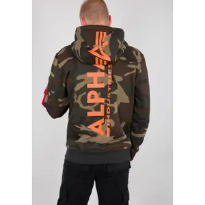 Huvtröjor Alpha Industries Back Print Camo image-2