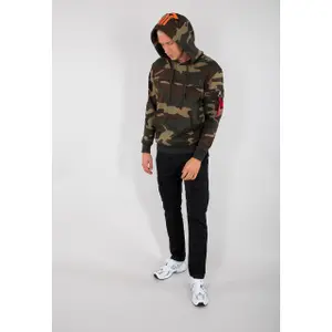Huvtröjor Alpha Industries Back Print Camo image-1