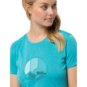 T-Shirt Frau Jack Wolfskin Crosstrail Graphic image-2