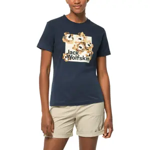 T-Shirt Frau Jack Wolfskin Florell Box image-1