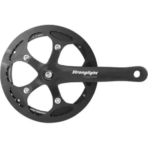 Road crankset with housing for transmission without chain tensioner Stronglight Impact S 44Dts 8V. 170 mm