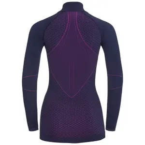 Camiseta de mujer Odlo baselayer 1/2 zip Evolution Warm image-1