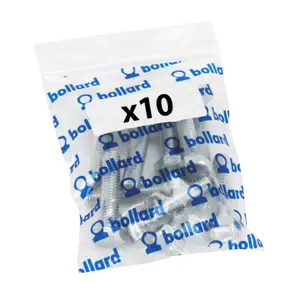 Juego de 10 tornillos de cabeza hexagonal P2R image-2
