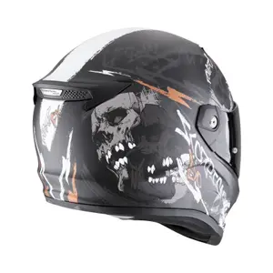 Full face motorcycle helmet Scorpion Covert FX Skullz image-3