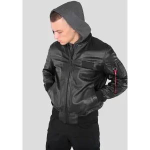 Veste Alpha Industries MA-1 D-Tec Leather LW image-4