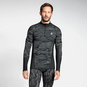 Camiseta interior l/s ½ cremallera Odlo Technique col montant BlalckComb image-1