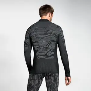 Camiseta interior l/s ½ cremallera Odlo Technique col montant BlalckComb image-3