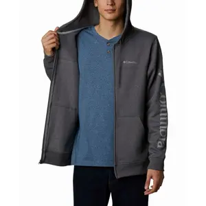 Jacke mit Reißverschluss Columbia Logo Fleece image-0