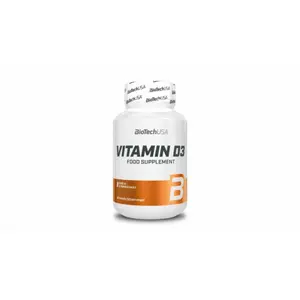 Pack de 12 botes de vitamina d3 50mcg Biotech USA - 120 comp image-0