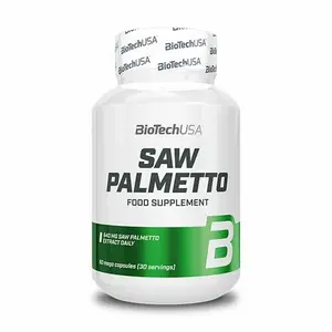 Tarros de vitaminas Biotech USA saw palmetto - 60 Gélul image-0