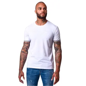 T-shirt met korte mouwen en geruite boorden Project X Paris image-0