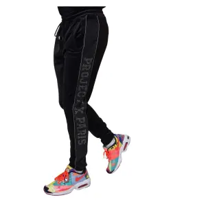 Calças de treino com faixa de logotipo com strass na lateral Project X Paris image-0