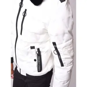 Casaco acolchoado com gola de pele Project X Paris image-6