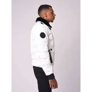 Casaco acolchoado com gola de pele Project X Paris image-5