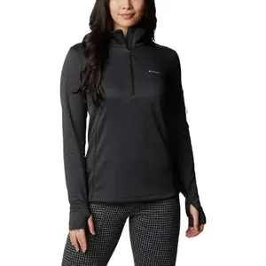 Damen Sweatshirt mit 1/2 Reißverschluss Columbia Park View Grid Fleece image-0