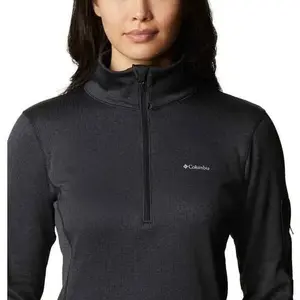 Damen Sweatshirt mit 1/2 Reißverschluss Columbia Park View Grid Fleece image-1