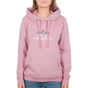 Women's hoodie Alpha Industries New Basic Foil Print image-0