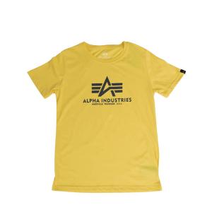 196703-465-kinder-t-shirt-alpha-industries-basic-sterk-geel