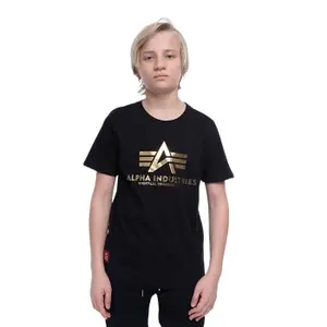 Child's T-shirt Alpha Industries Basic Foil Print image-4