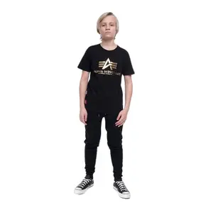 Child's T-shirt Alpha Industries Basic Foil Print image-3