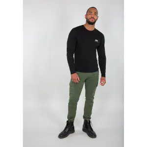 T-shirt maniche lunghe Alpha Industries Basic Small Logo image-1
