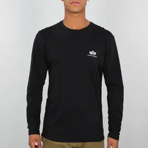 T-shirt maniche lunghe Alpha Industries Basic Small Logo image-2