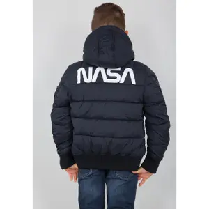 Hooded jacket kid Alpha Industries Puffer FD NASA image-2
