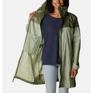 Vindtæt jakke til kvinder Columbia Flash Challenger Long image-2