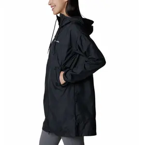 Chaqueta cortavientos para mujer Columbia Flash Challenger Long image-4