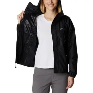 Vandtæt jakke til kvinder Columbia Flash Challenger Windbreaker image-3