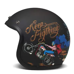Casque moto jet DMD Vintage Luz image-3