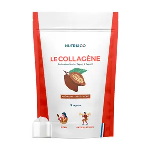 Marine collagen food supplement - cocoa flavour - 240g Nutri&Co image-0