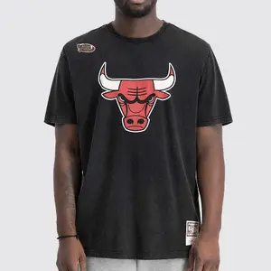  Mitchell & NessT - s h i r t   Chicago Bulls image-1