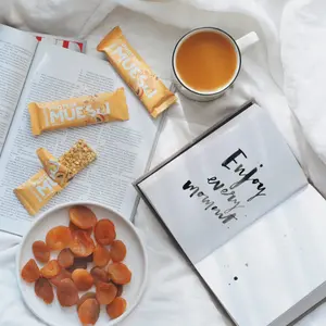 Barrita de proteínas Biotech USA muesli – Abricot (x28) image-2