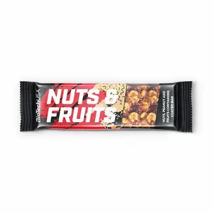 28er Pack Kartons mit Nuss- und Fruchtsnacks Biotech USA - Noix-arachide-fruits image-0