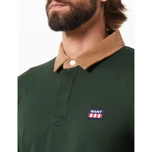Langärmeliges Polo-Shirt Gant Cord Collar Heavy Rugger image-4