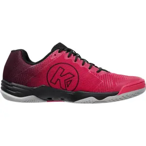 Chaussures De Handball Kempa Wing 2.0 Homme – Semelle MICHELIN, Blanc/Rouge/Noir, Taille 46