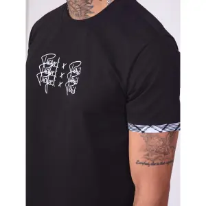 Dreifach besticktes kariertes Revers-T-Shirt Project X Paris image-4
